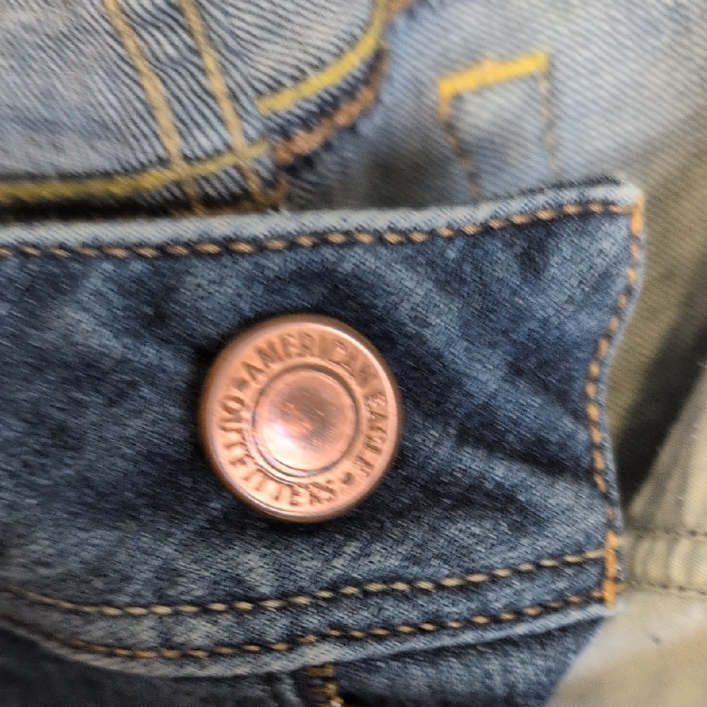 American Eagle Outfitters Women's Blue Jeans - Picture 4 of 7